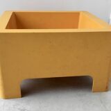 Emsa orange side table - space-age plastic 1960