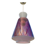 Vintage cut glass pendant light