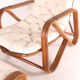 Rattan chaise longue