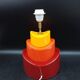Kotska lamp model Gibus tricolor 1980 Memphis style Sun tangerine pepper