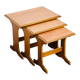 1960s Scandinavian nesting coffee table in teak.