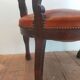 Fauteuil de bureau 1920 sculpté à tête de griffon