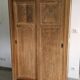 Wardrobe, Parisian sliding door vintage Art Deco wardrobe