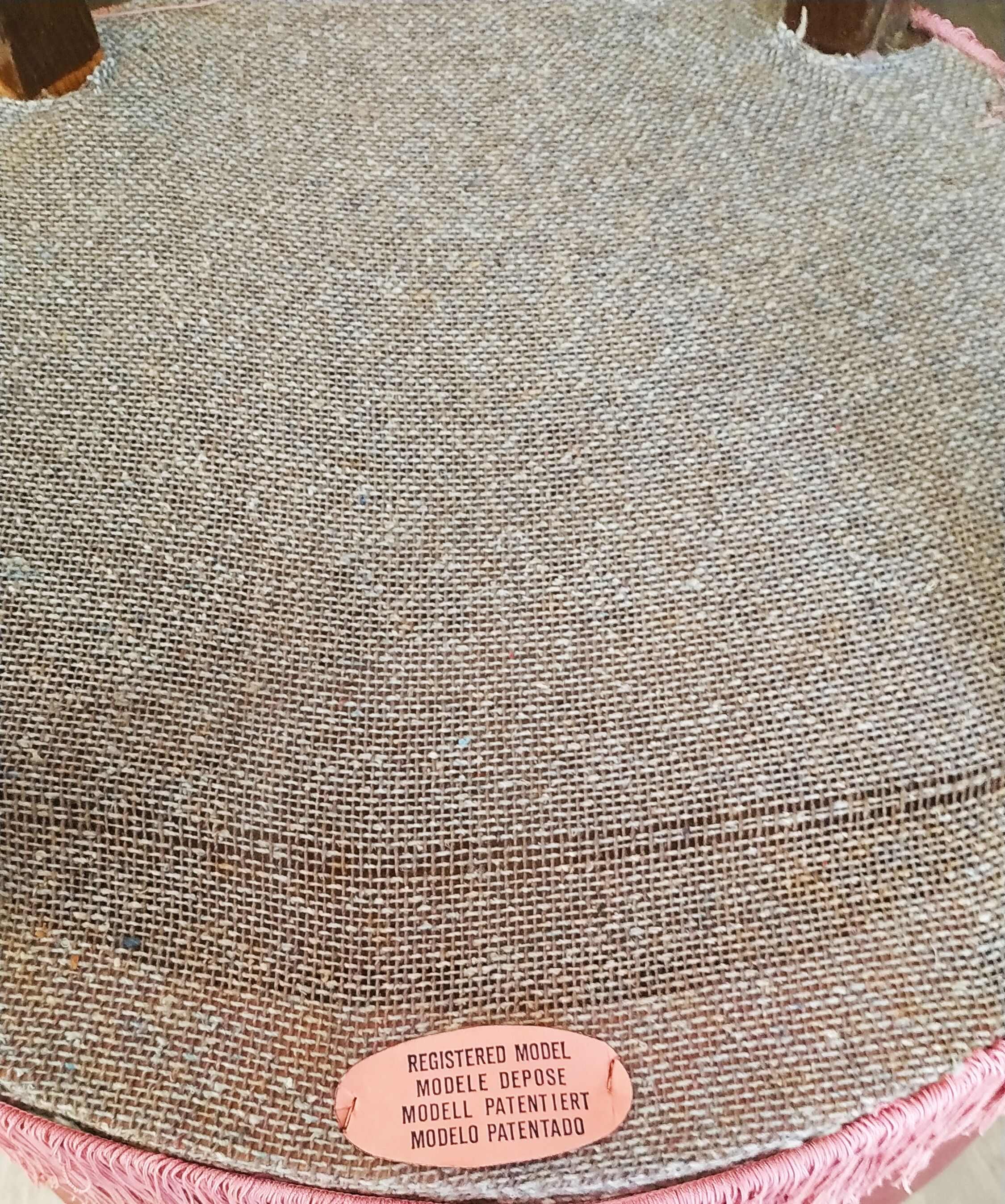 Pair of velvet toad armchairs