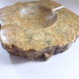 Imposing vintage alabaster ashtray