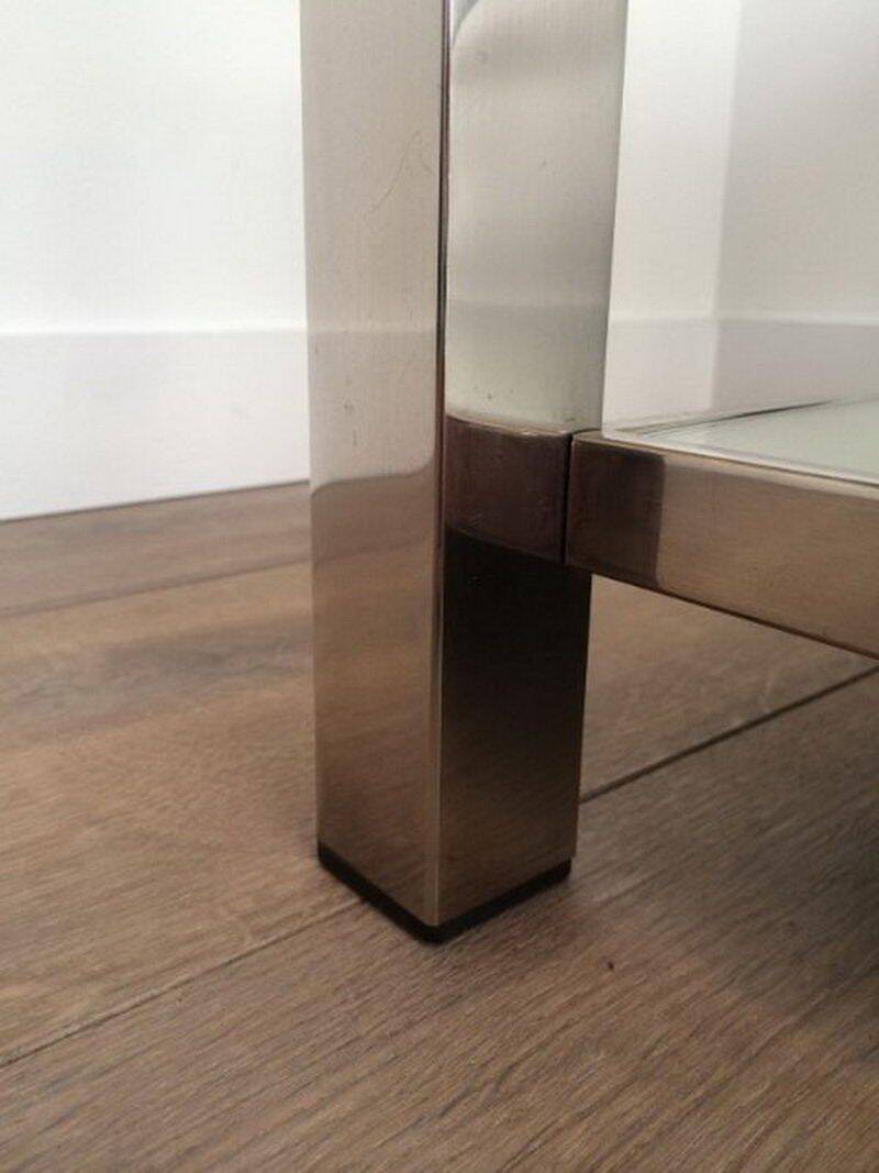 Chrome coffee table