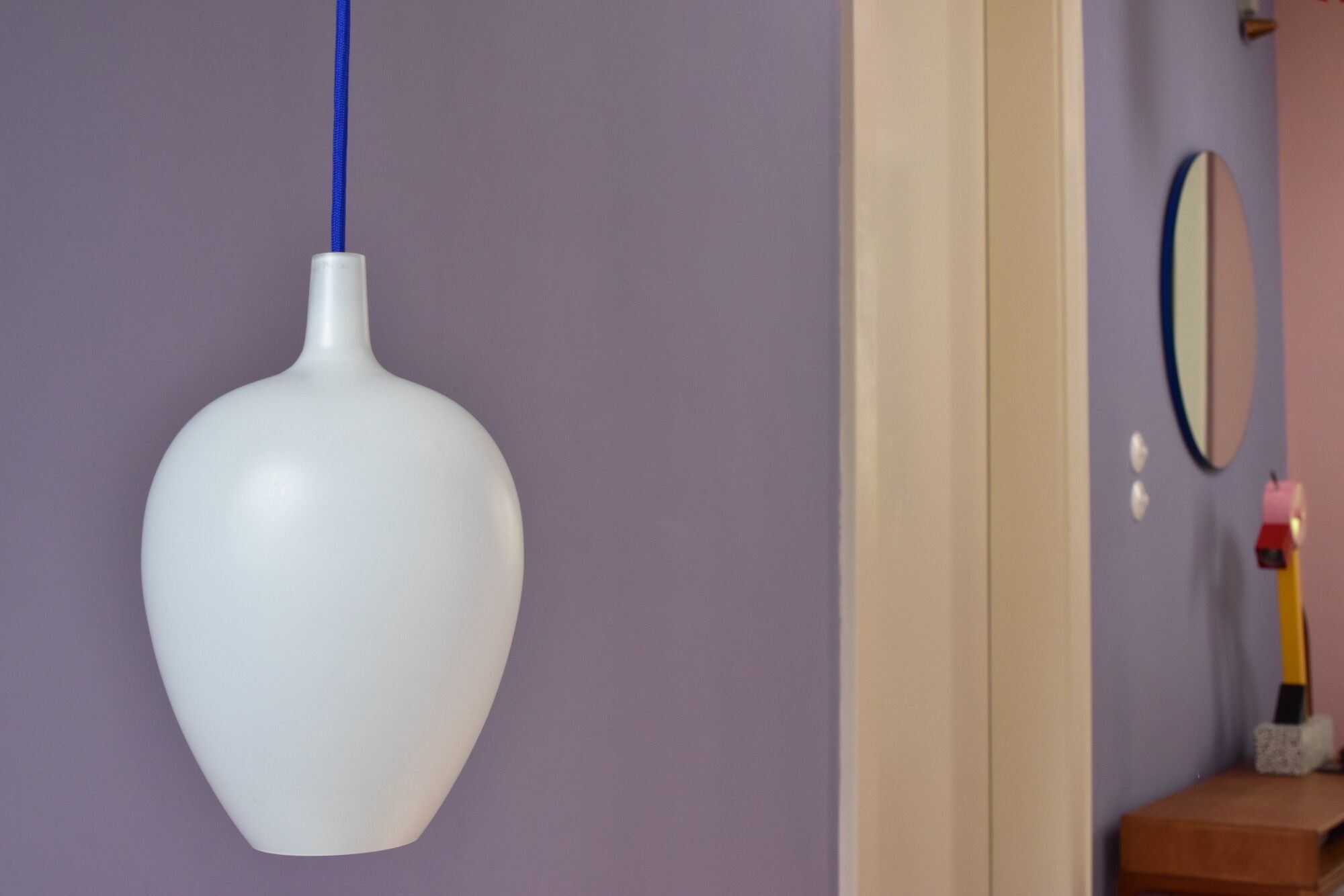 Jo Hammerborg signed Pompei pendant lamp for Fog & Morup and Holmegaard 1960