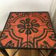 Pair modernist ceramic and metal tables, from the Cloutier Brothers, from the 1960s