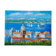 Oil on canvas painting representing Saint Tropez south of the vintage France
