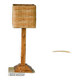 Lampe de table en bambou bio style vintage