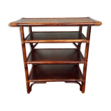 Rattan side table from the 70s/80s