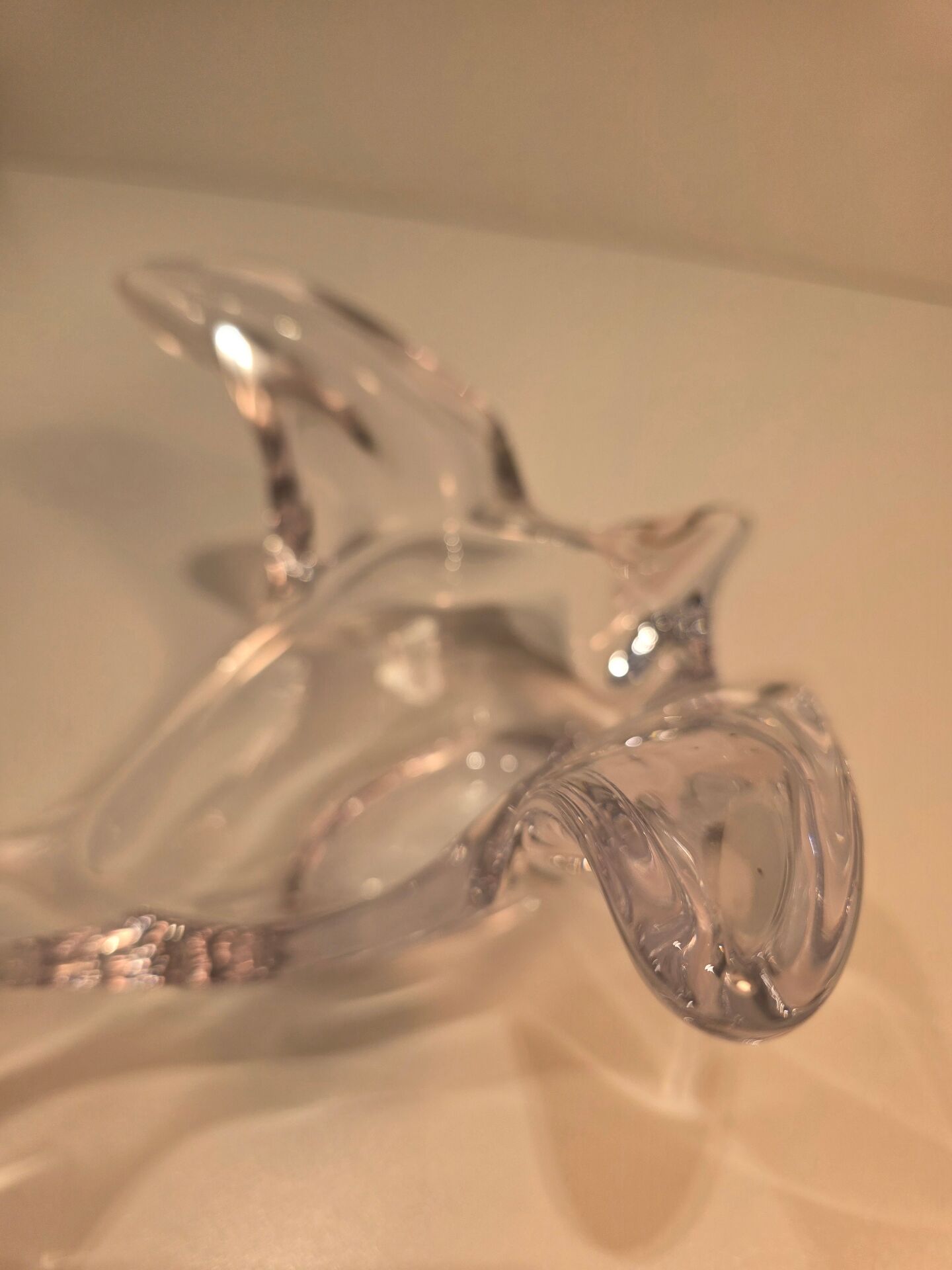 Crystal catchall "Dove" by Daum Nancy
