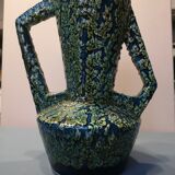 Vase Vallauris fat lava