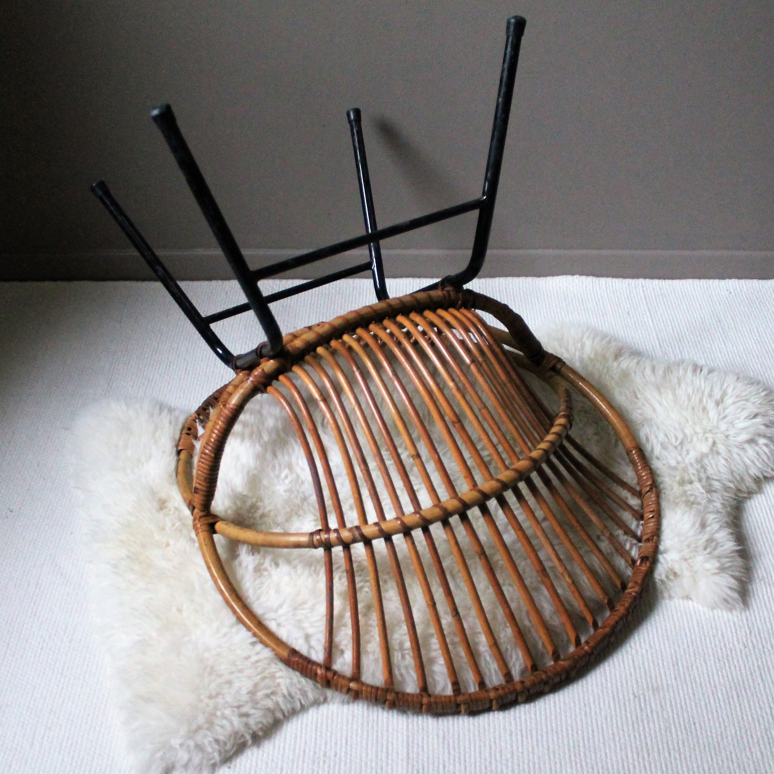 Rattan armchair