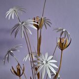 Vintage floral floor lamp hans kogl