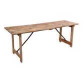 Folding farm table