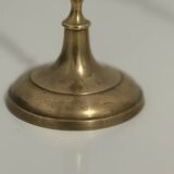 Paire de bougeoirs en laiton