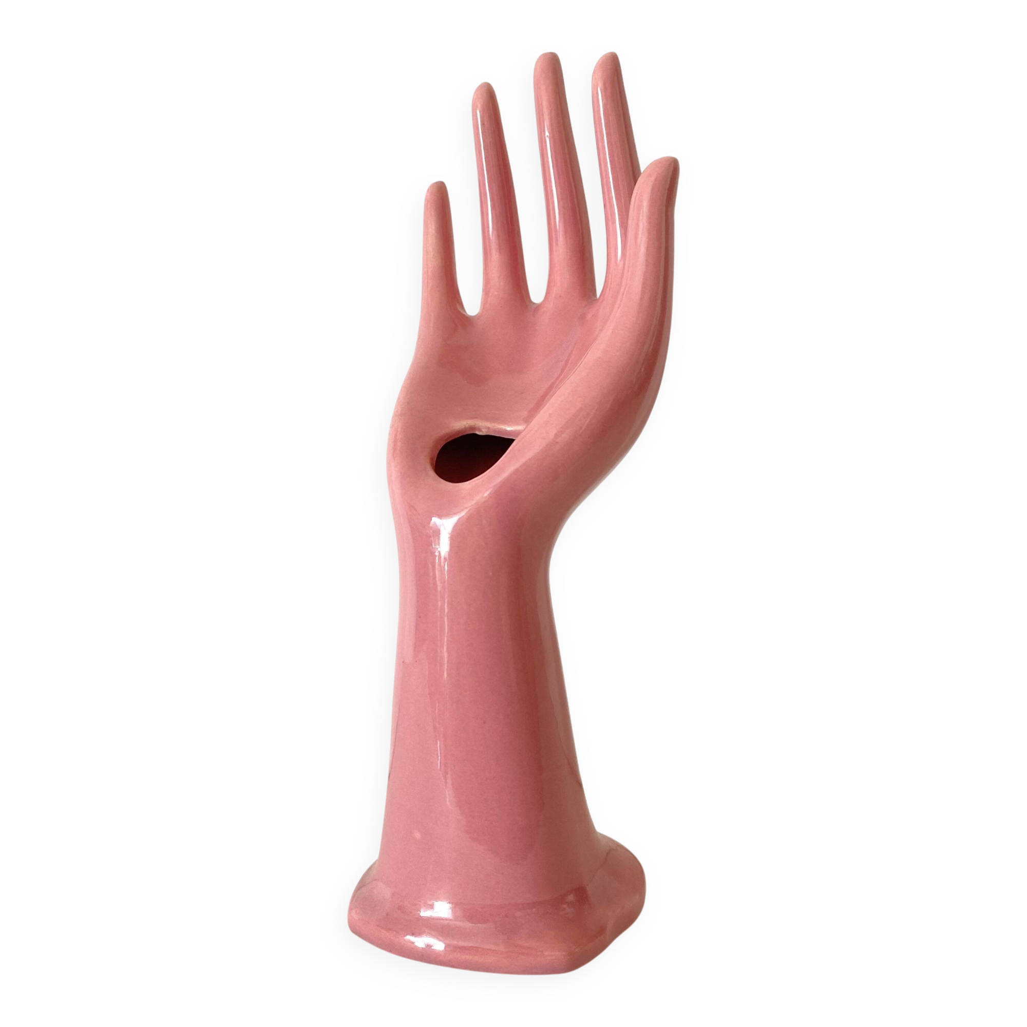 Vase main single flower 1980s