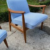 Armchairs model Gfm 87 type 300 203 by Juliusz Kędziorek For Gfm, 1960s, Set of 2