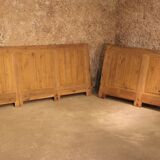 Wood panels in oak XIX emu
