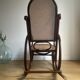 Rocking chair in bentwood and cannage before 1950