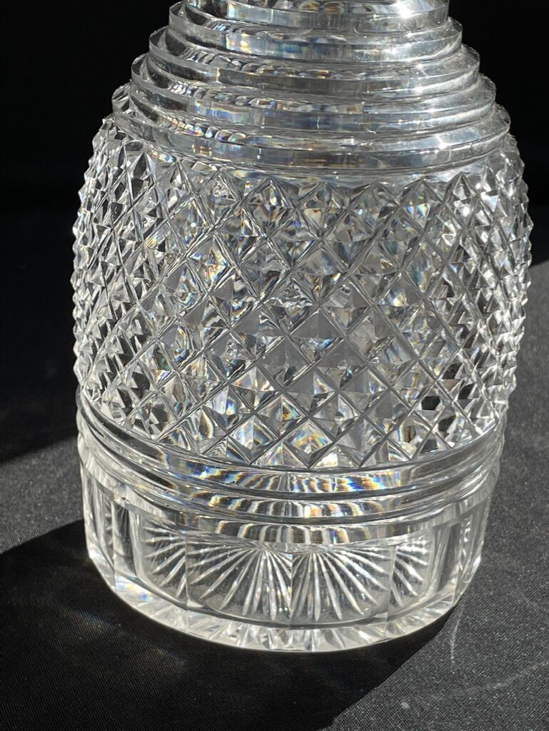 Cristallerie du Creusot - Carafe - Restoration - Cut blown crystal