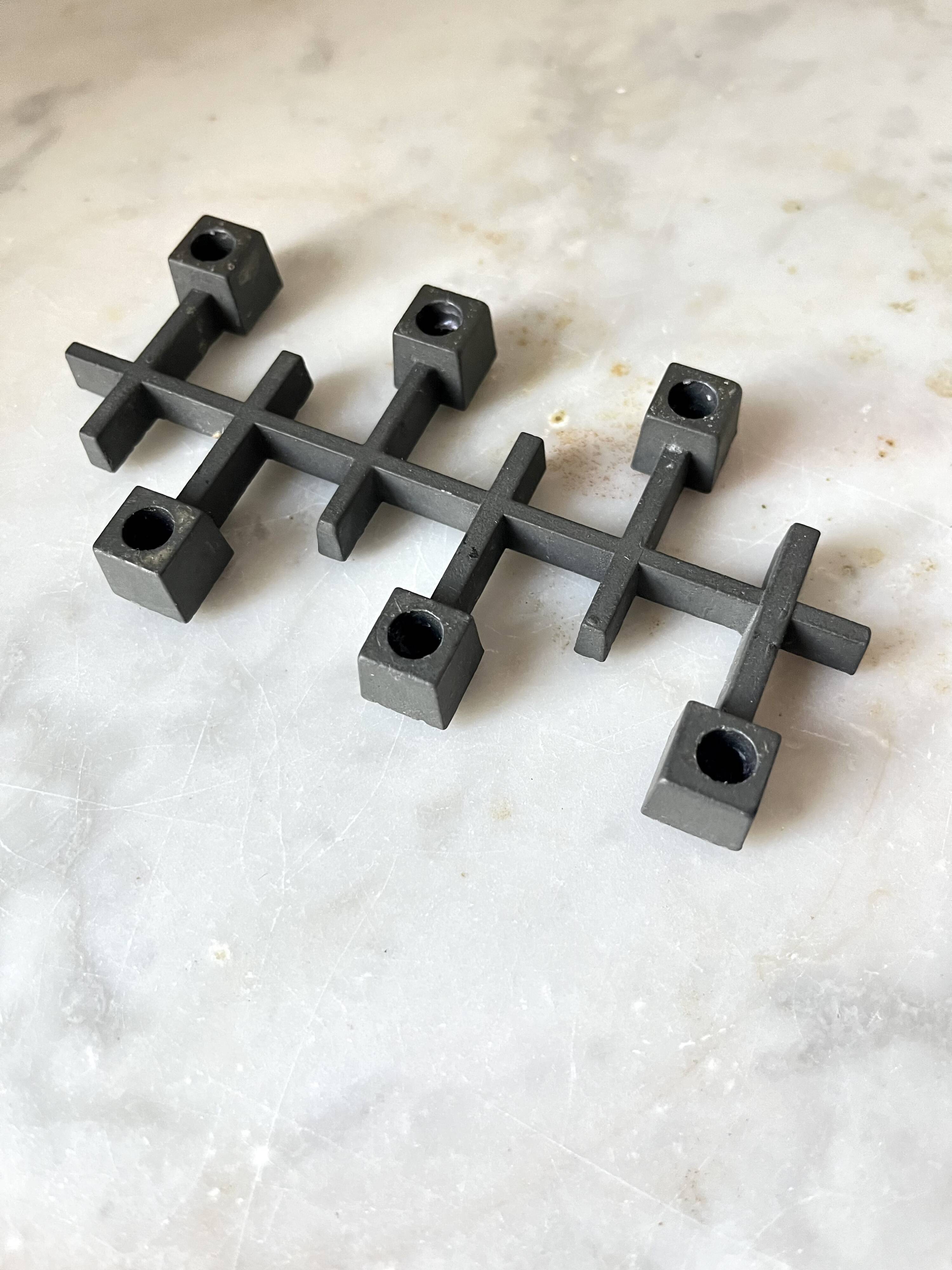 Vintage PARO Modular Candleholder by Jens Quistgaard – Danish Brutalist