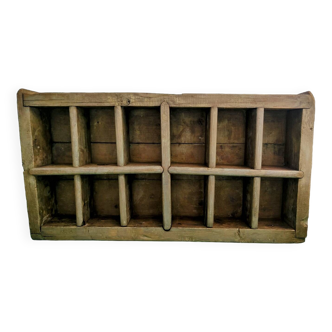 Wooden locker shelf