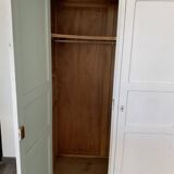 Old wooden workshop locker
