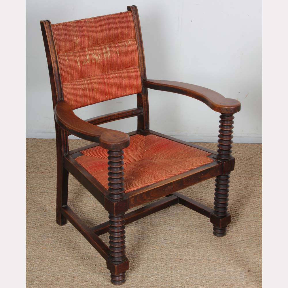 Paire de fauteuils dans le goût de Charles Dudouyt, 1950
