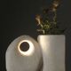 Sculptural vase lamp from Pierre du Gard, carved, 1970s design by Albert Tormos.