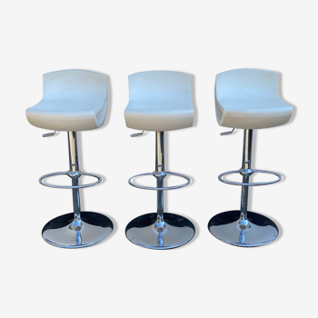 Trio of Italian Bar Stools “Caio” by Erik Bjornsen