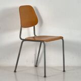 6 chaises de style industriel, vers 1950
