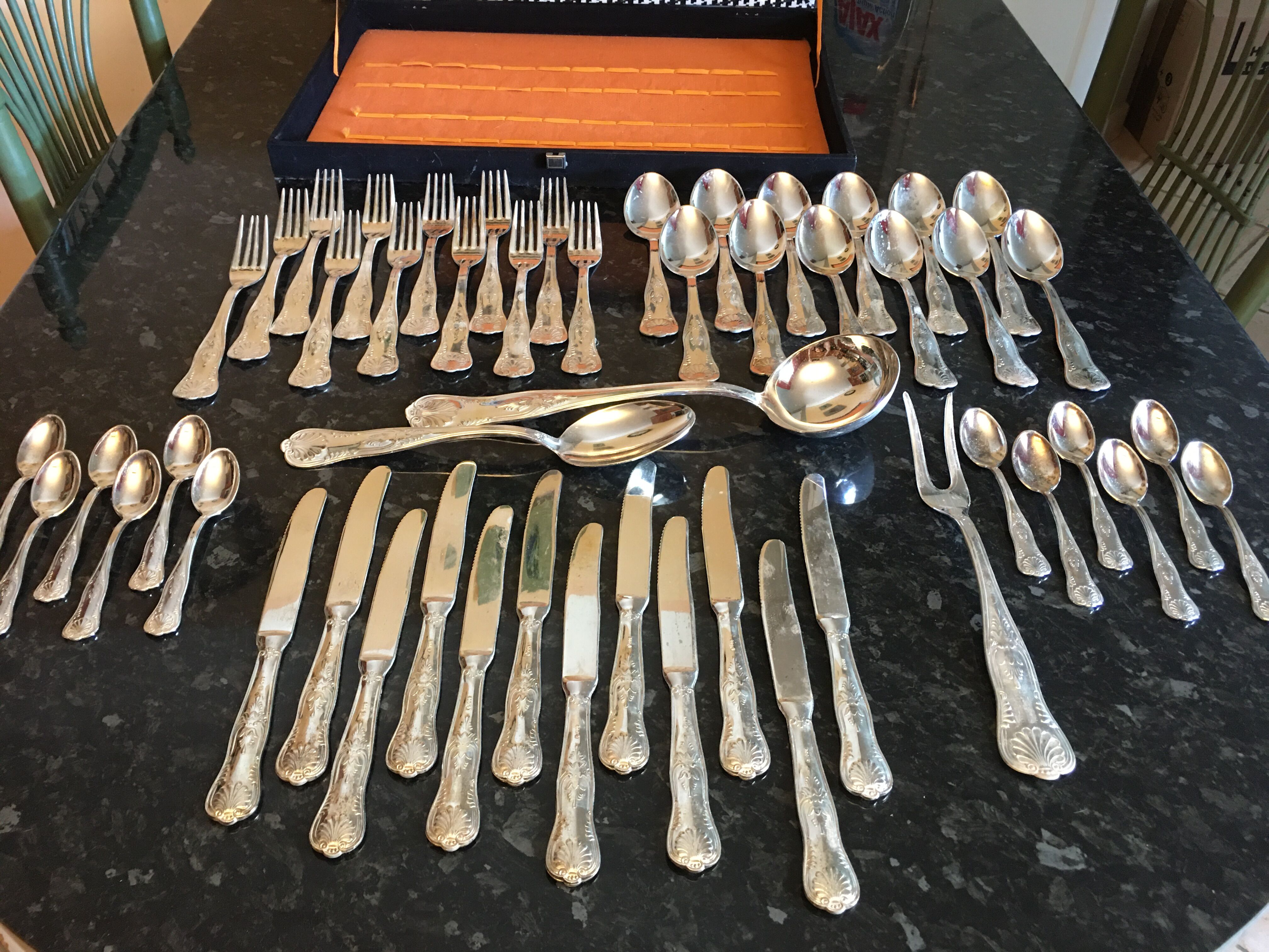 Ménagère complète italienne vintage