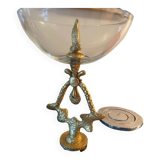 Coupe en aluminium coulé / signée