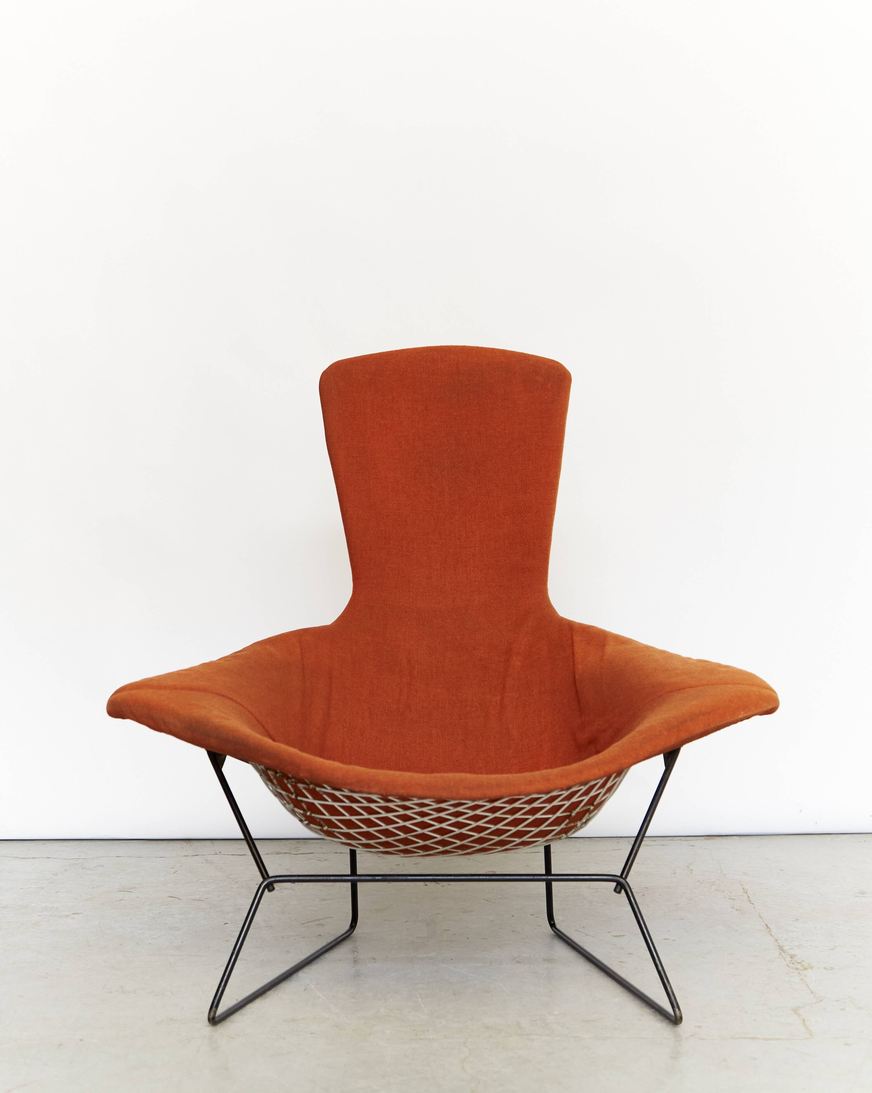 Chaise Bird et Ottoman par Harry Bertoia pour Knoll Inc. / Knoll International, années 1960