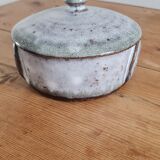 Enamelled stoneware box