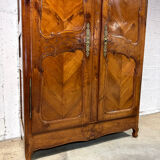 Louis XV cherrywood wardrobe, 19th century