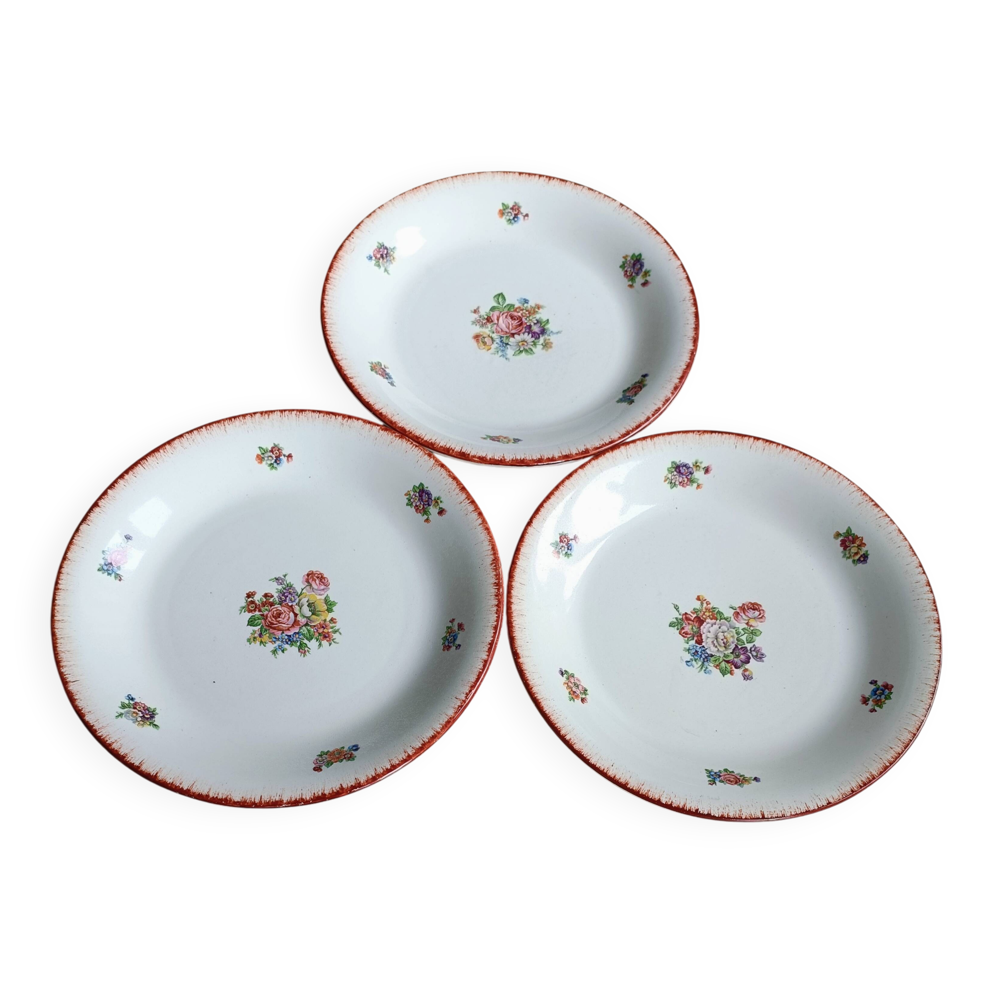 Three plates Moulin du Loup Orchies