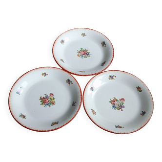 Three plates Moulin du Loup Orchies