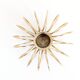 Vintage Brass Spiral Candle Holder Minimalist Midcentury Design