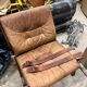 Scandinavian leather armchair, Norway, 1960