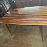 Macassar ebony table lacquered around 1950