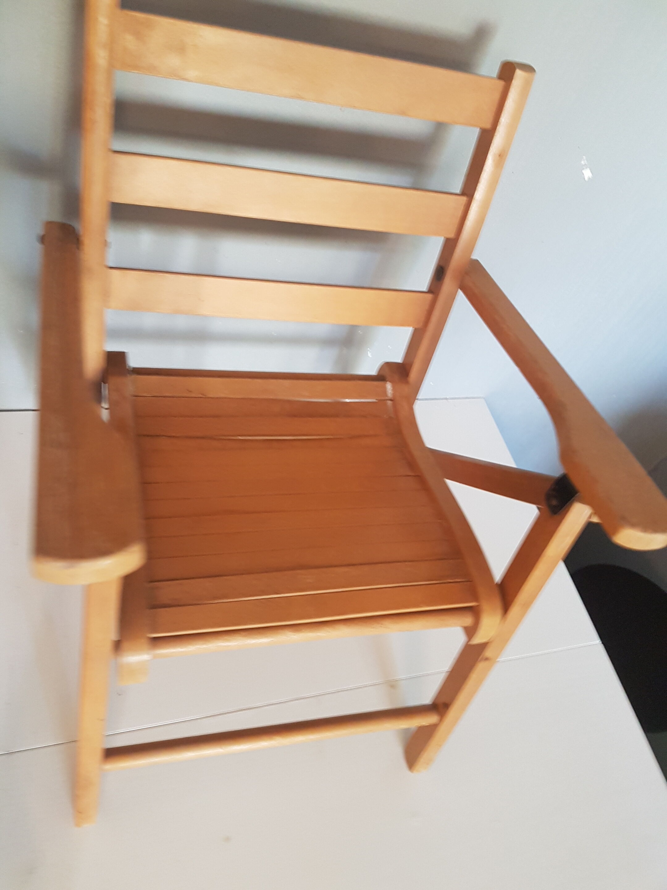 Chair folding child vintage