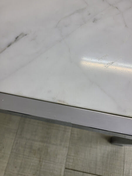 Vintage marble coffee table design J.A.Motte for Airborne 1960