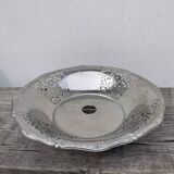 Plat coupe corbeille en métal argenté Alessi