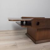 Vintage 60s coffee table with storage unit Italian design