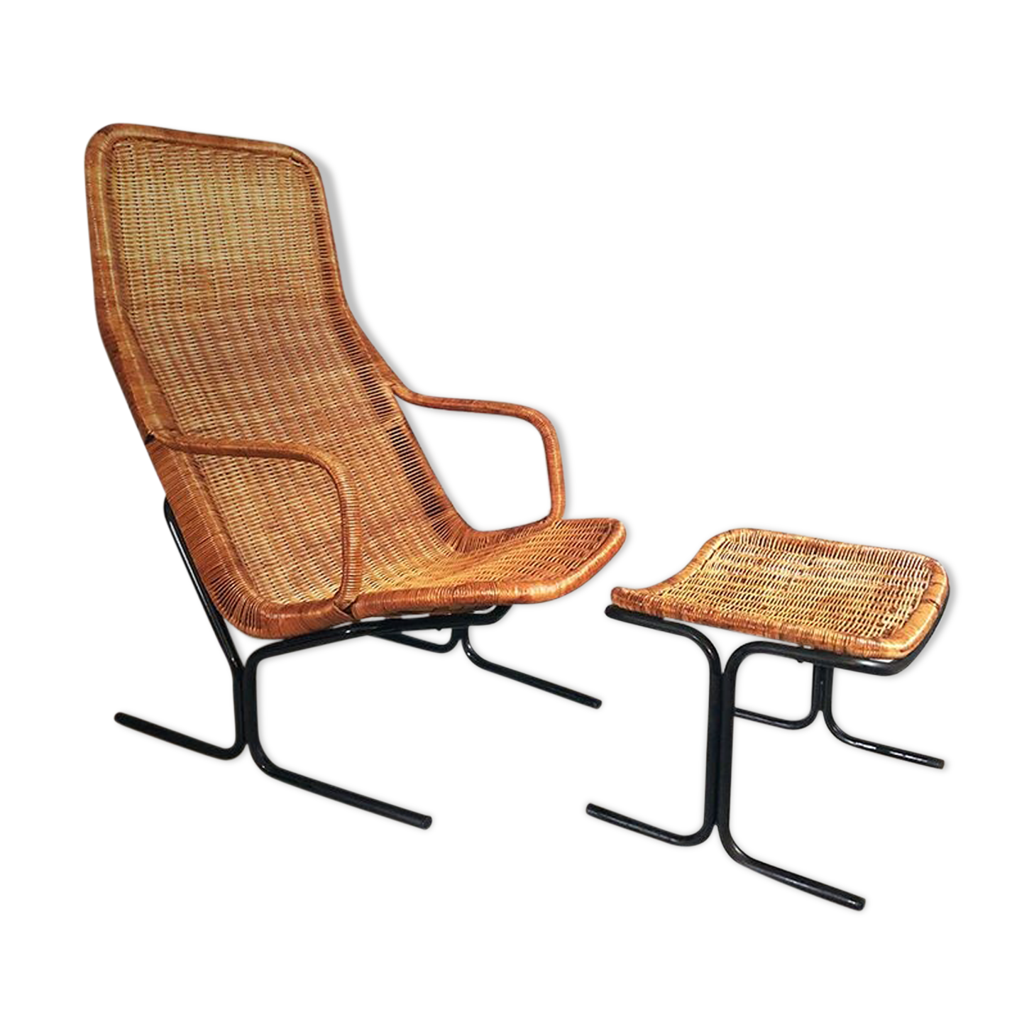 Armchair and ottoman 746 Dirk Van Sliedregt 514 C