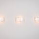 Set of three La Murrina wall lamps in Murano glass