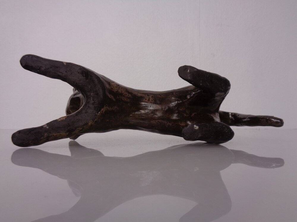 Large ceramic cat, Germany, 1960s